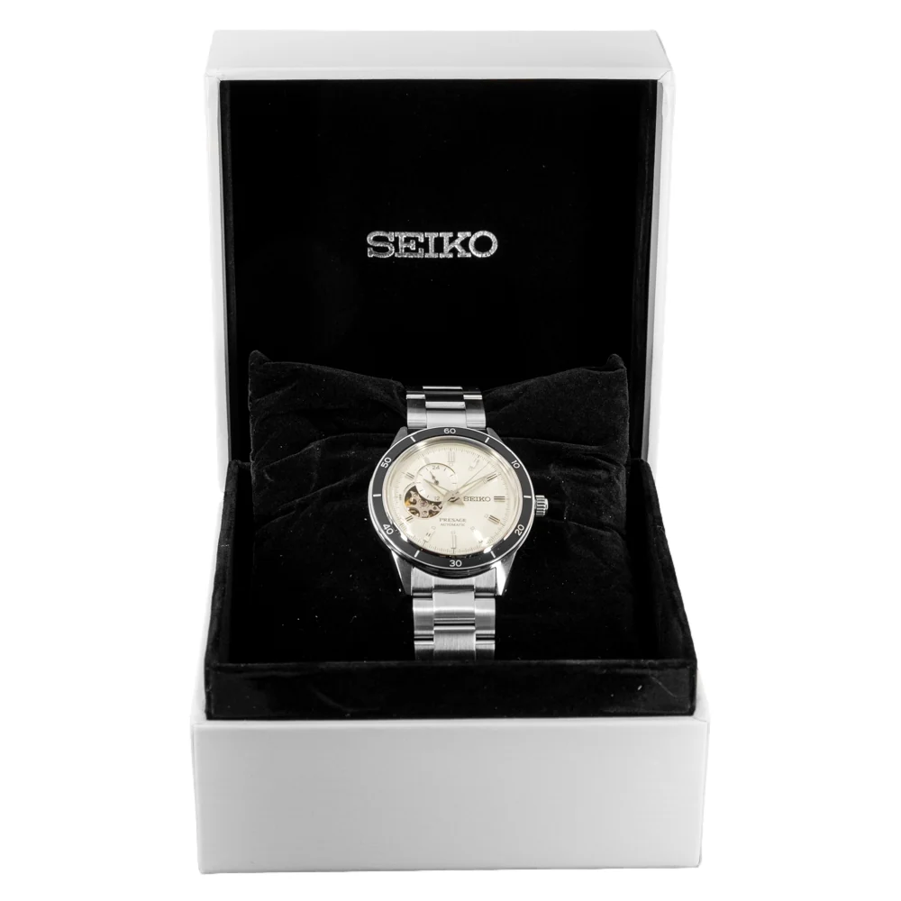 Seiko Men's SSA423J1 Open Balance White Dial Watch - Image 8
