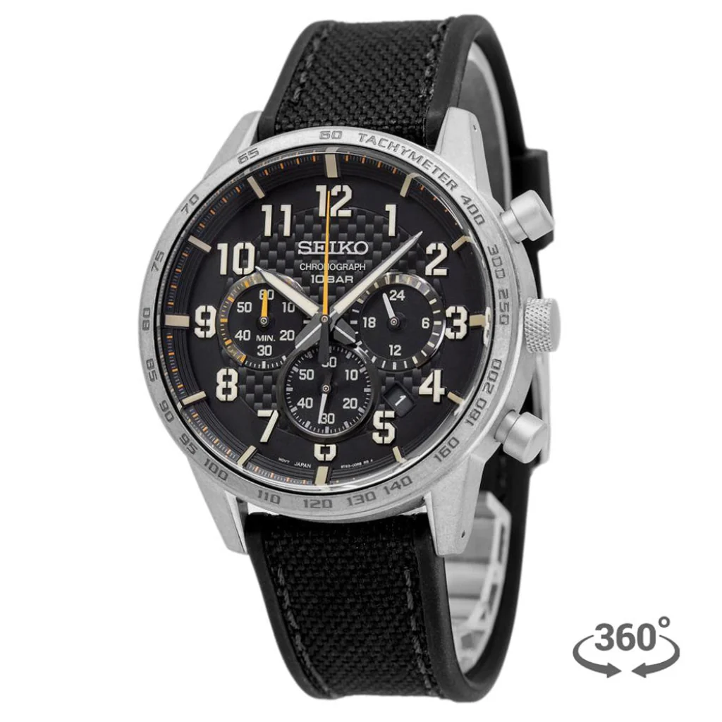 Seiko Men's SSB367P1 Discover More Lord Chrono Watch