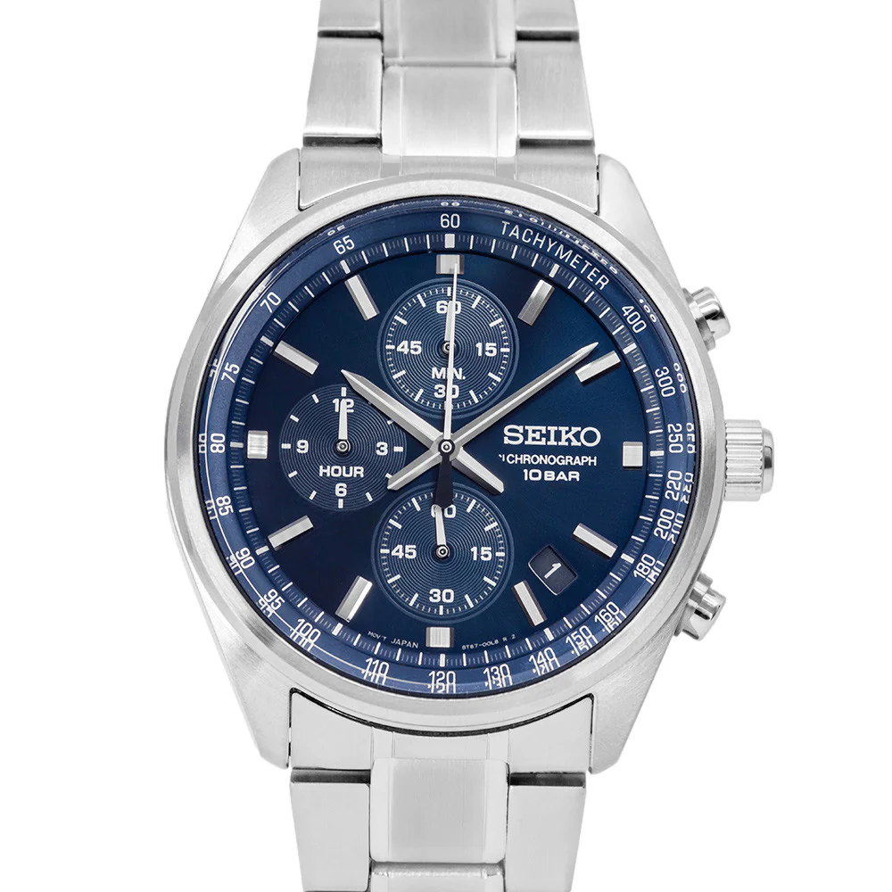 Seiko Men's SSB377P1 Discover More Quartz Chronograph - Image 3