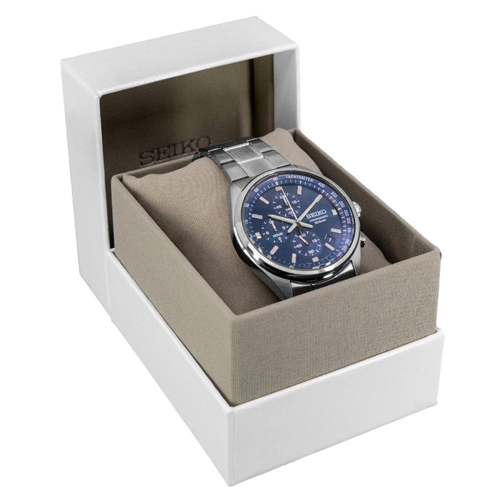 Seiko Men's SSB377P1 Discover More Quartz Chronograph - Image 9