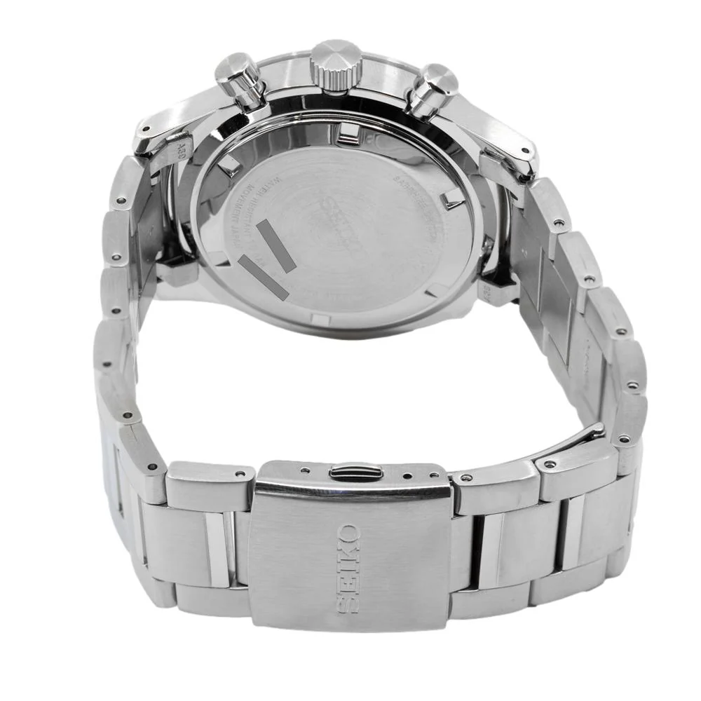 Seiko Men's SSB413P1 Sport Chronograph Black Dial Watch - Image 4