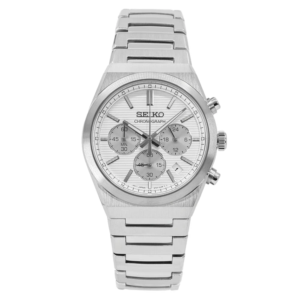 Seiko Men's SSB451P1 Classic 1970 Chrono Quartz - Image 3