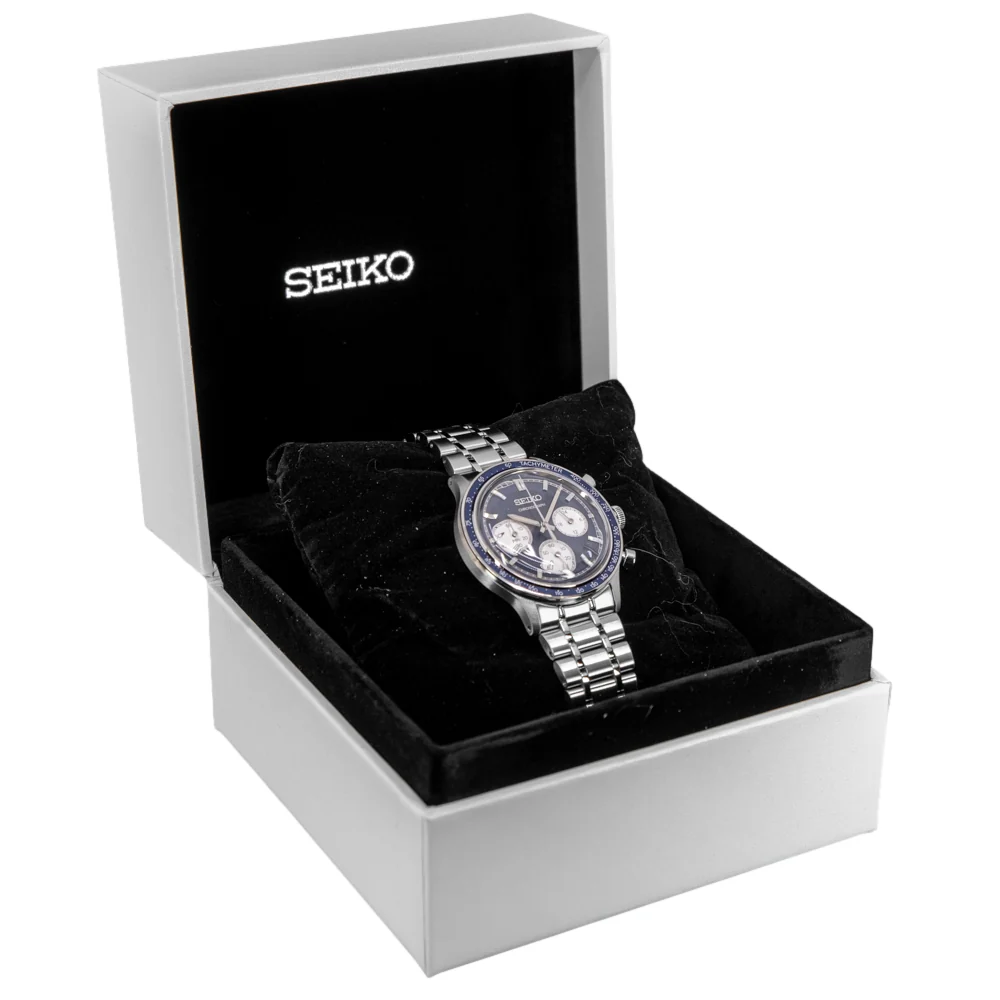 Seiko Men's SSB477P1 Sport 38mm Quartz Chronograph - Image 9