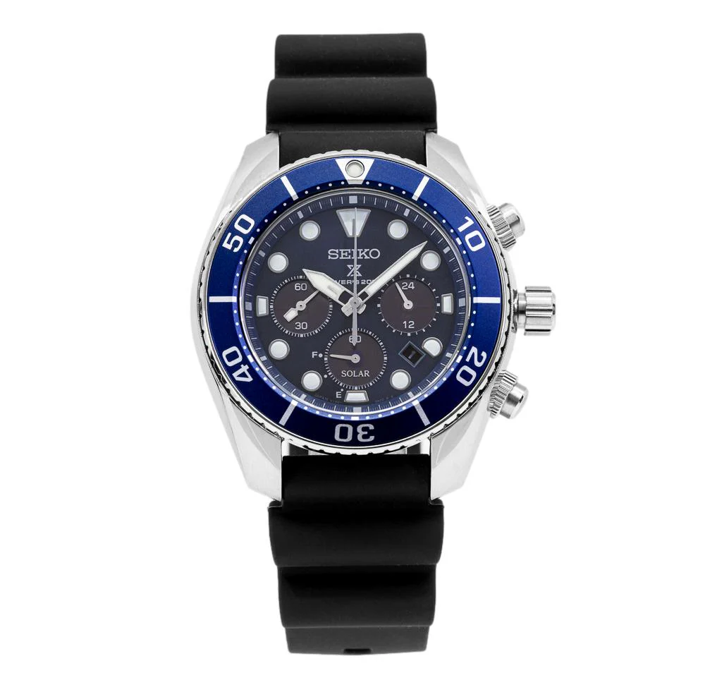 Seiko Men's SSC759J1 Prospex Blue Dial Solar Watch - Image 2