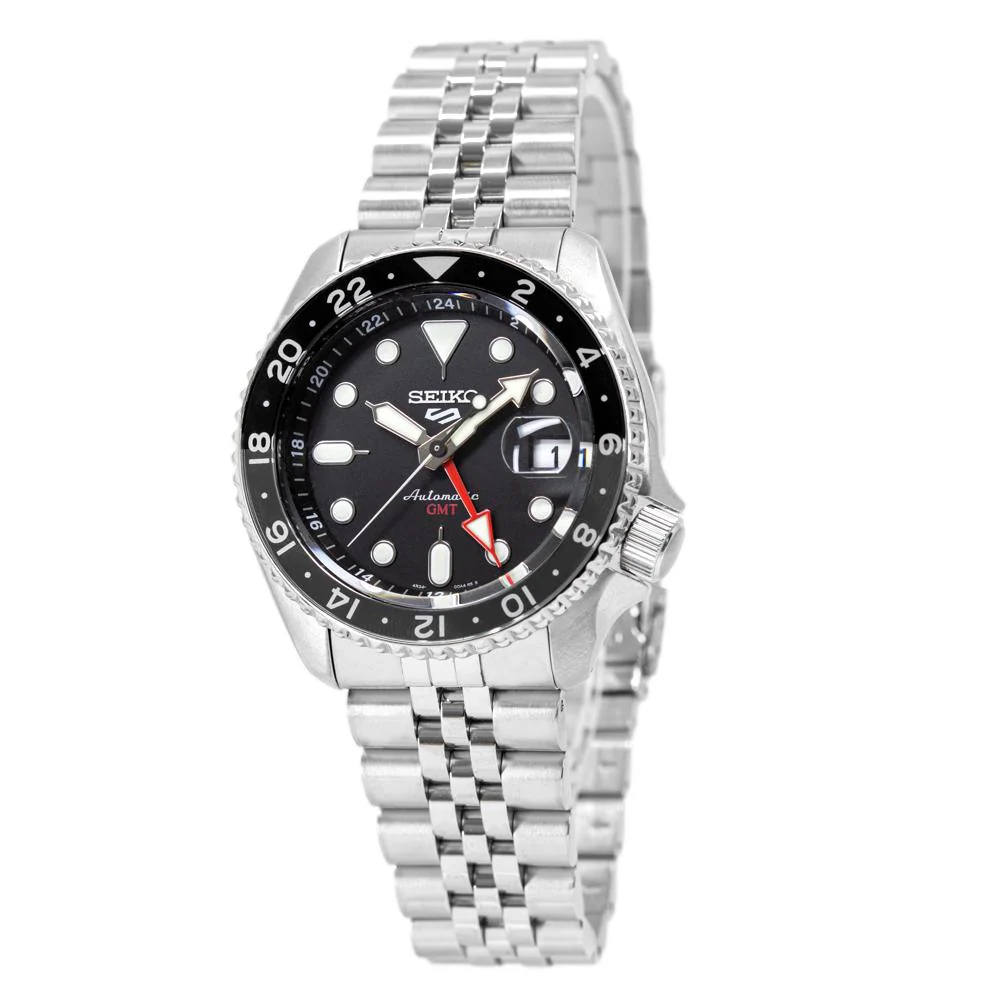 Seiko Men's SSK001K1 Sports Black Dial GMT Watch - Image 11