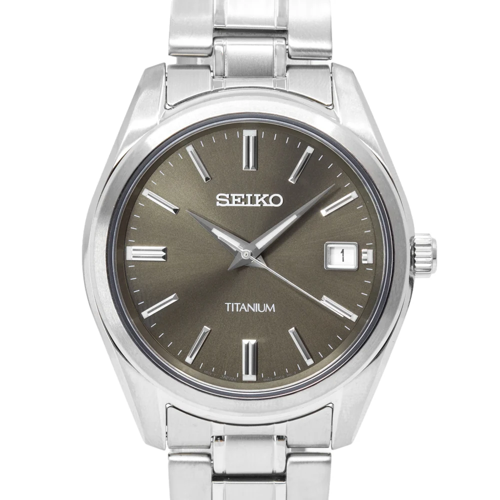 Seiko Men's SUR375P1 Neo Classic Titanium Quartz - Image 2
