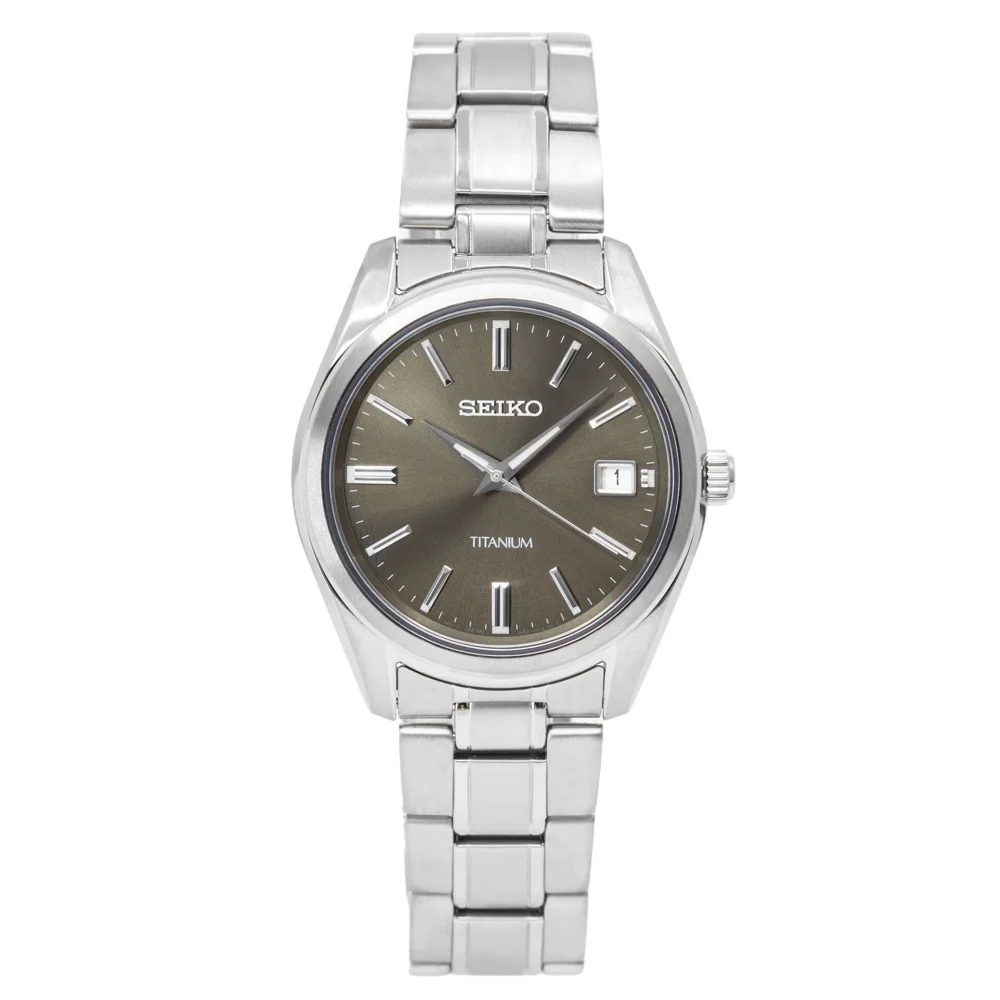 Seiko Men's SUR375P1 Neo Classic Titanium Quartz - Image 3