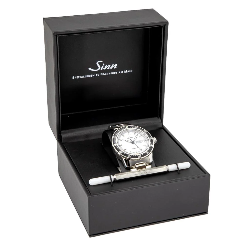 Sinn Men's 104.012 Pilot 104 St Sa I W White Dial Watch - Image 9