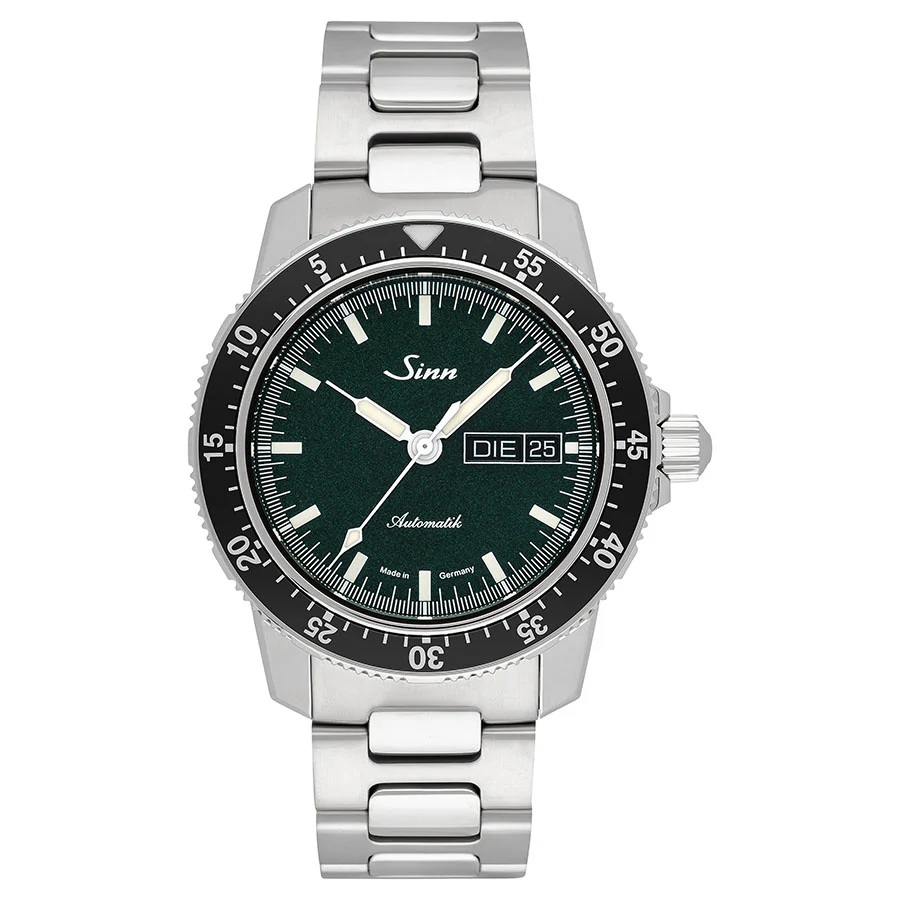 Sinn Men's 104 St Sa I MG Shimmering Green Dial Watch