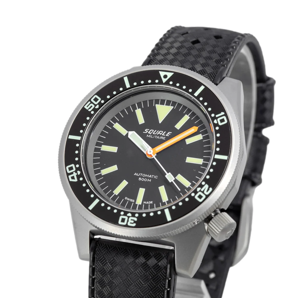 Squale Men's 1521MILBL.HT 1521 Militaire Blasted 50 ATM Auto - Image 4
