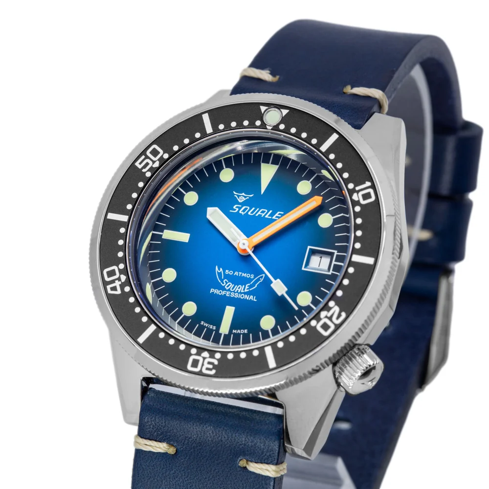 Squale Men's 1521PROFD.PB 1521 Blue Dial 50 ATM Automatic - Image 10
