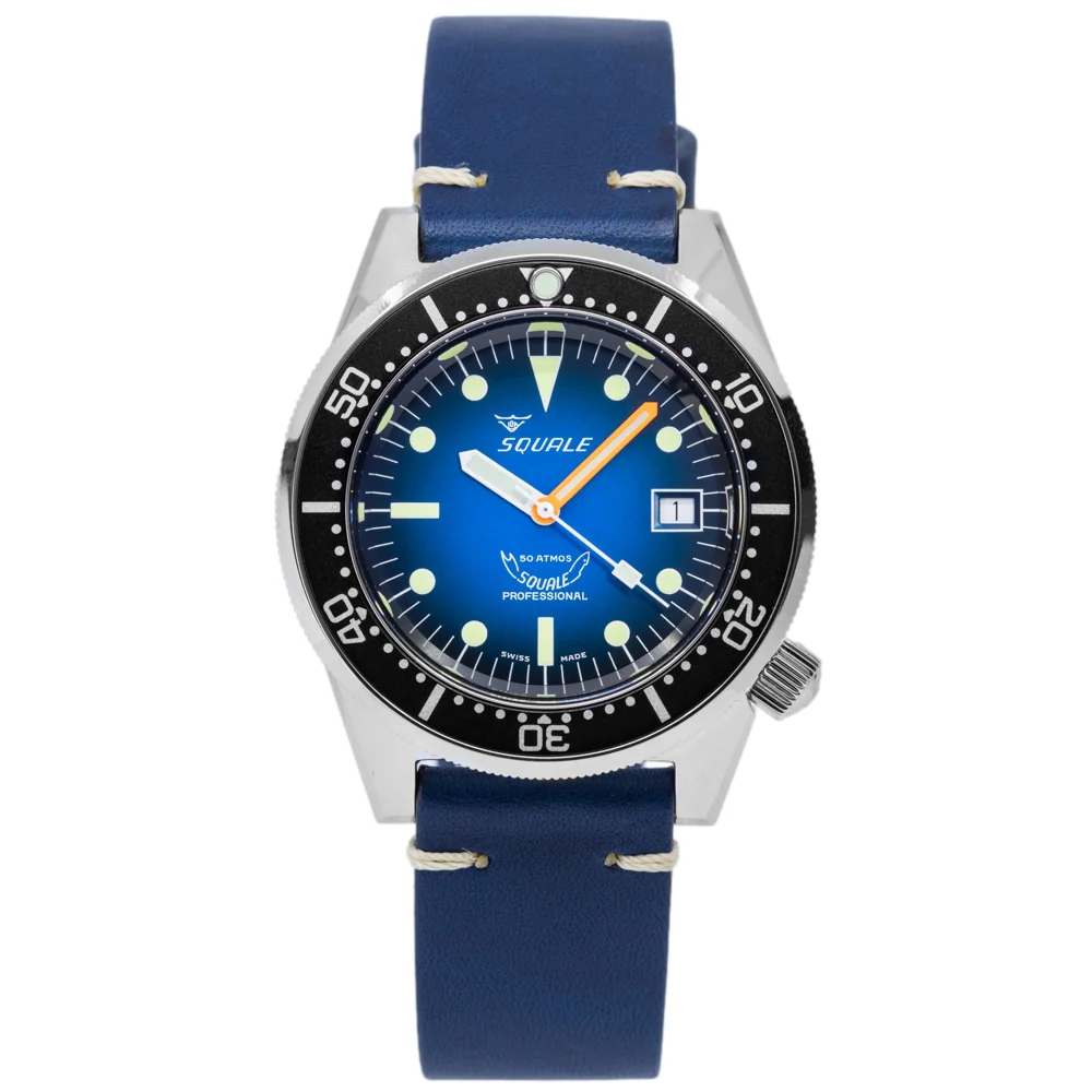 Squale Men's 1521PROFD.PB 1521 Blue Dial 50 ATM Automatic - Image 3