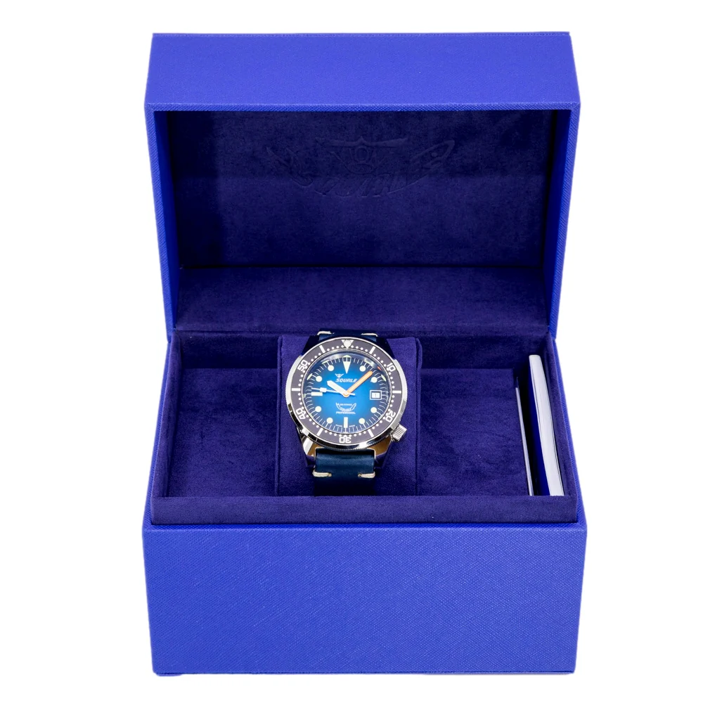Squale Men's 1521PROFD.PB 1521 Blue Dial 50 ATM Automatic - Image 8