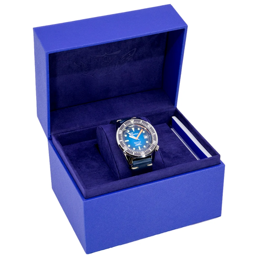 Squale Men's 1521PROFD.PB 1521 Blue Dial 50 ATM Automatic - Image 9