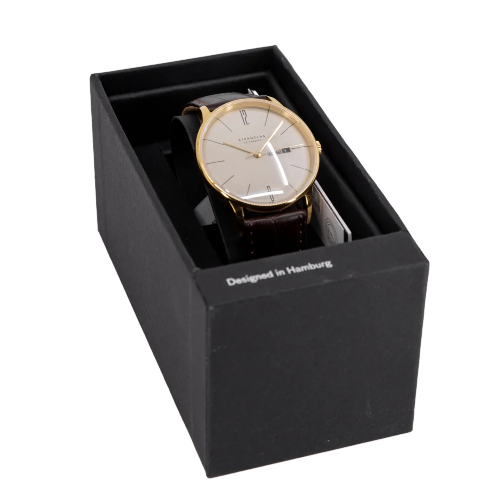 Sternglas Men's S01-BE14-HE01 Berlin 38mm Quartz - Image 9