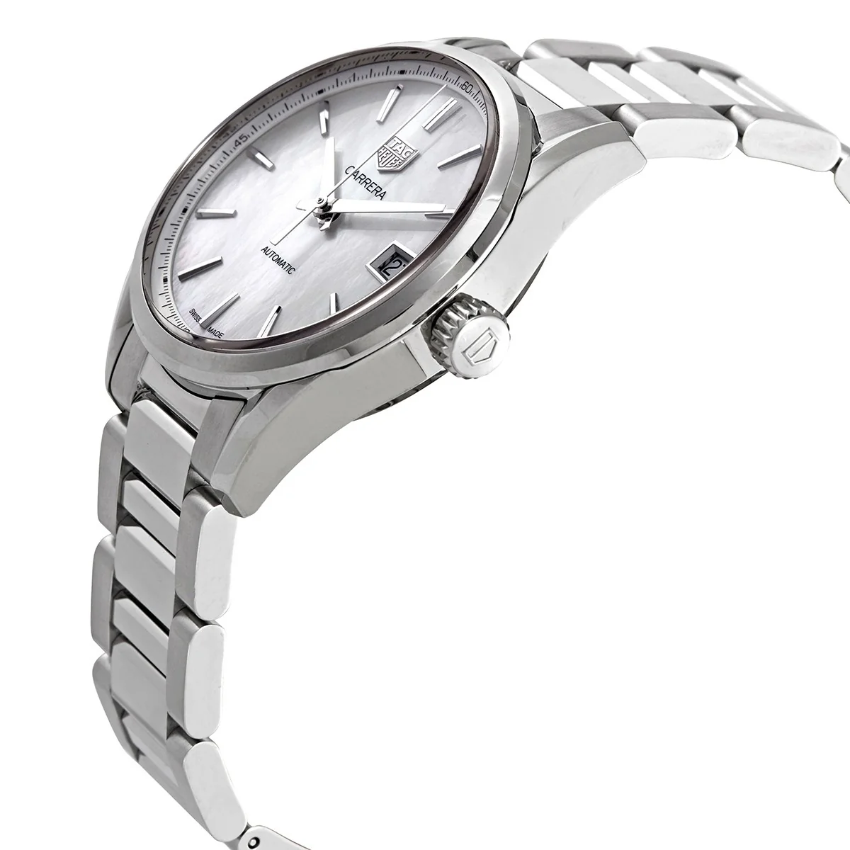 TAG Heuer Ladies WBK2311.BA0652 Carrera MOP  Auto Watch - Image 2
