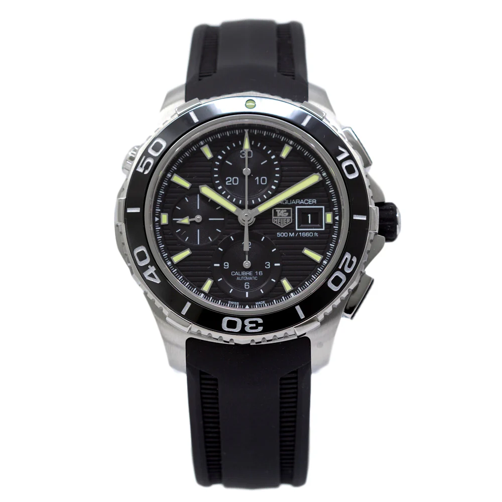 Tag Heuer Men's CAK2111.FT8019 Aquaracer Watch - Image 2