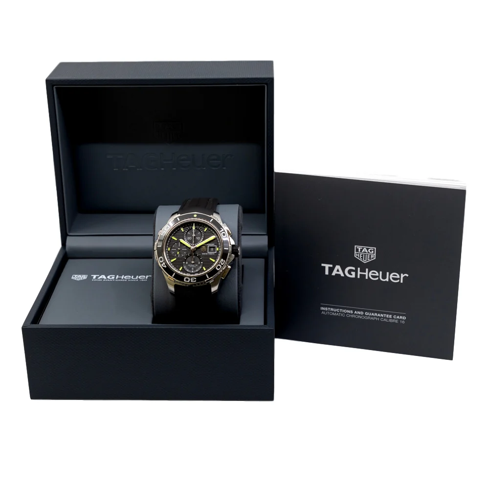 Tag Heuer Men's CAK2111.FT8019 Aquaracer Watch - Image 6