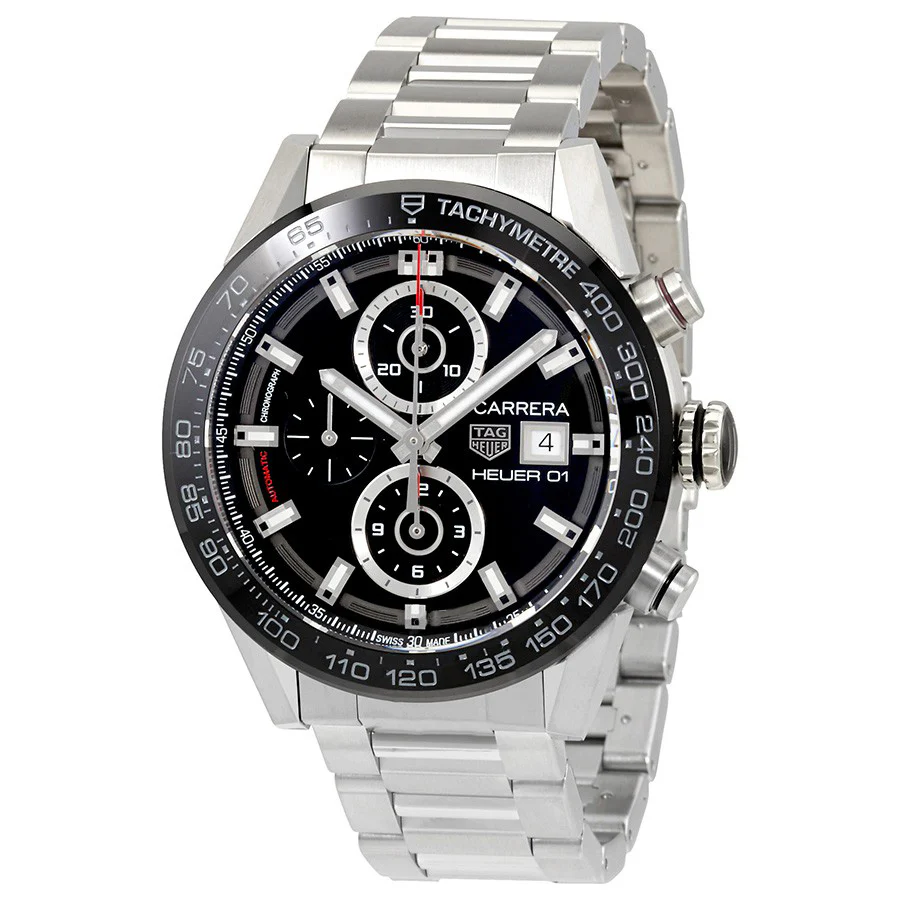 Tag Heuer Men's CAR201Z.BA0714 Carrera Auto Watch