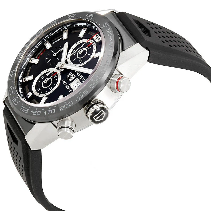 Tag Heuer Men's CAR201Z.FT6046 Carrera Chronograph Watch - Image 2