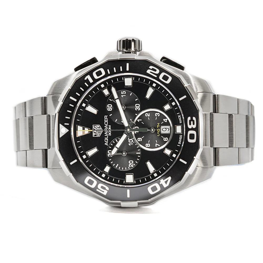 TAG Heuer Men's CAY111A.BA0927 Aquaracer Chronograph Watch - Image 4