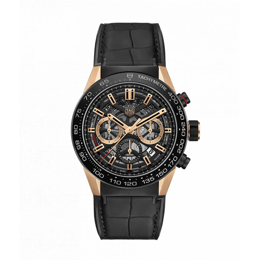 Tag Heuer Men's CBG2A50.FC6450 45mm Calibre Heuer 02 Watch