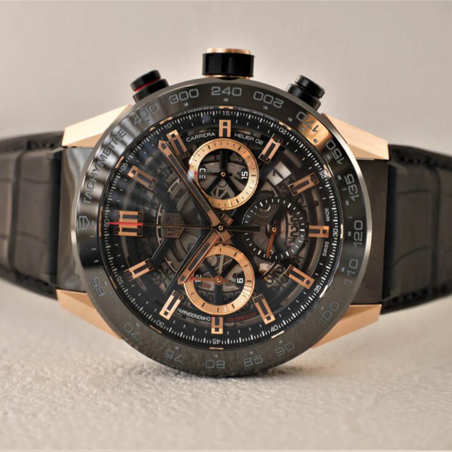 Tag Heuer Men's CBG2A50.FC6450 45mm Calibre Heuer 02 Watch - Image 2