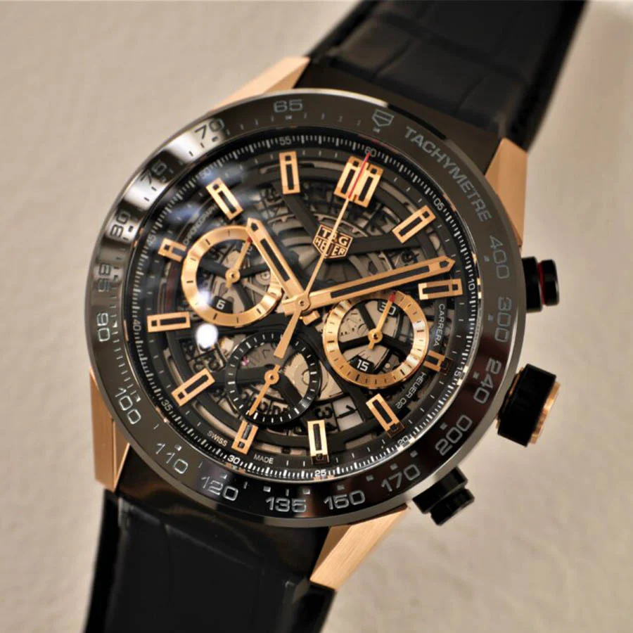 Tag Heuer Men's CBG2A50.FC6450 45mm Calibre Heuer 02 Watch - Image 5
