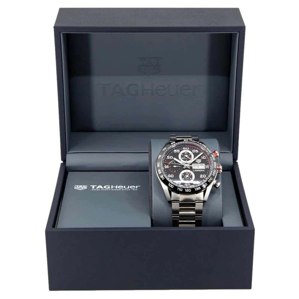 Tag Heuer Men's CBN2A1AA.BA0643 Carrera Chrono Auto - Image 7