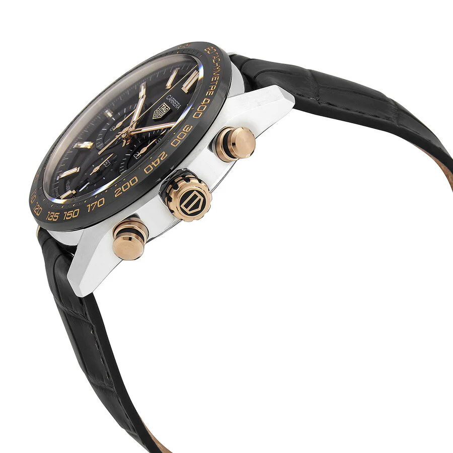 TAG Heuer Men's watchCBN2A5A.FC6481 Carrera  Steel Gold - Image 2