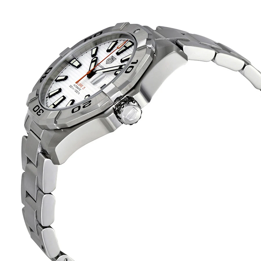 Tag Heuer Men's WAY2013.BA0927 Aquaracer White Dial Watch - Image 2