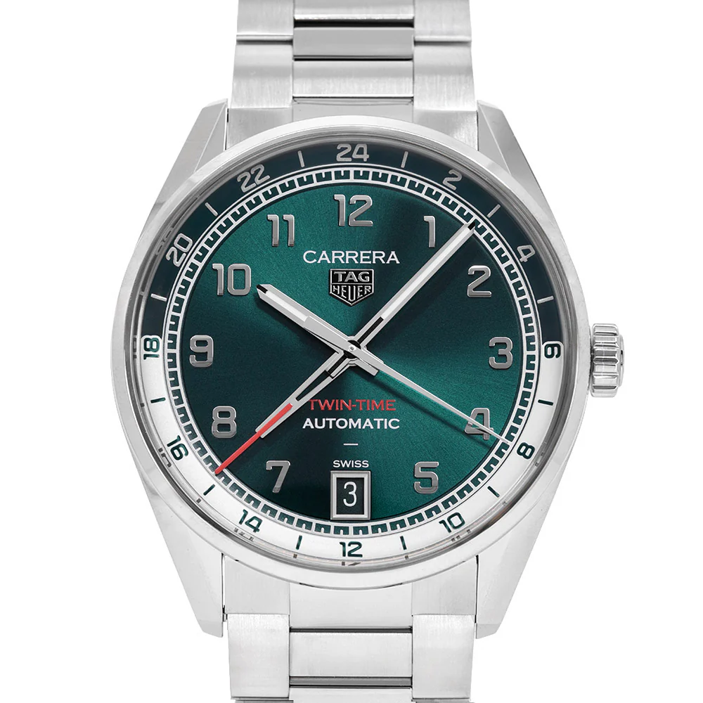 Tag Heuer Men's WDA2114.BA0043 Carrera Date Twin-Time Auto - Image 2