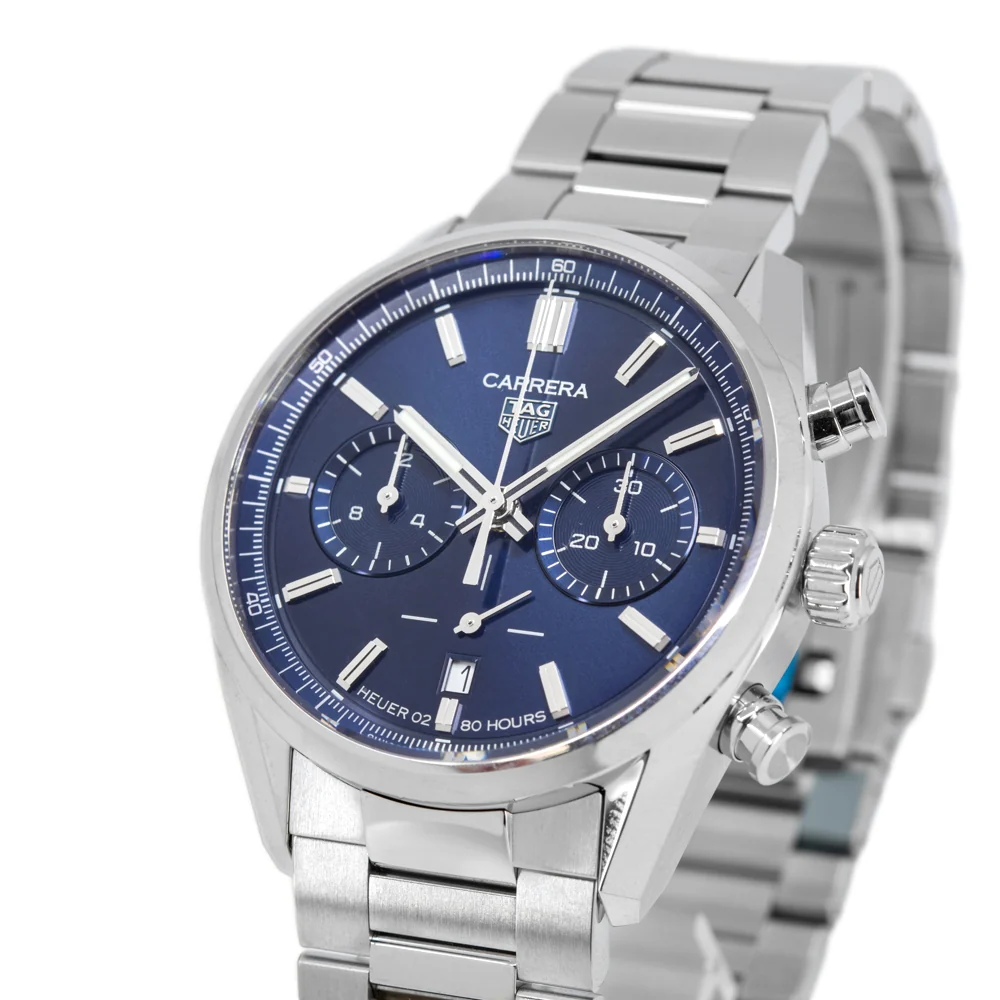 TagHeuer Man's CBN2011.BA0642 Carrera Blue Dial Chrono - Image 8