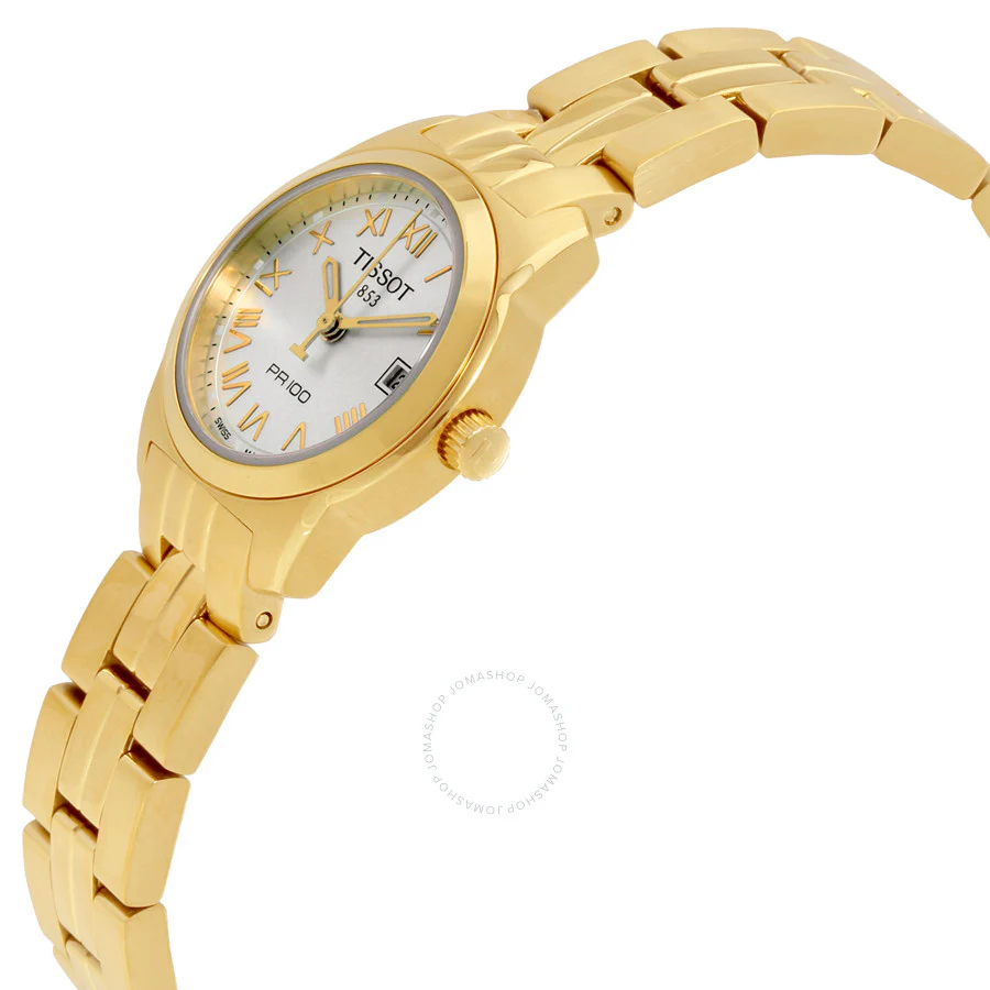 Tissot Ladies T0492103303300 PR100 Golden Watch - Image 2