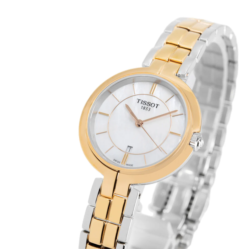 Tissot Ladies T094.210.22.111.00 Flamingo Mop Dial Watch - Image 10
