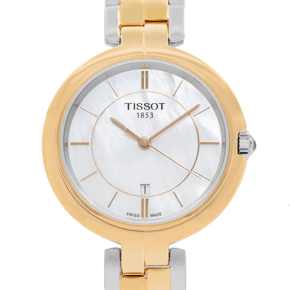 Tissot Ladies T094.210.22.111.00 Flamingo Mop Dial Watch - Image 3