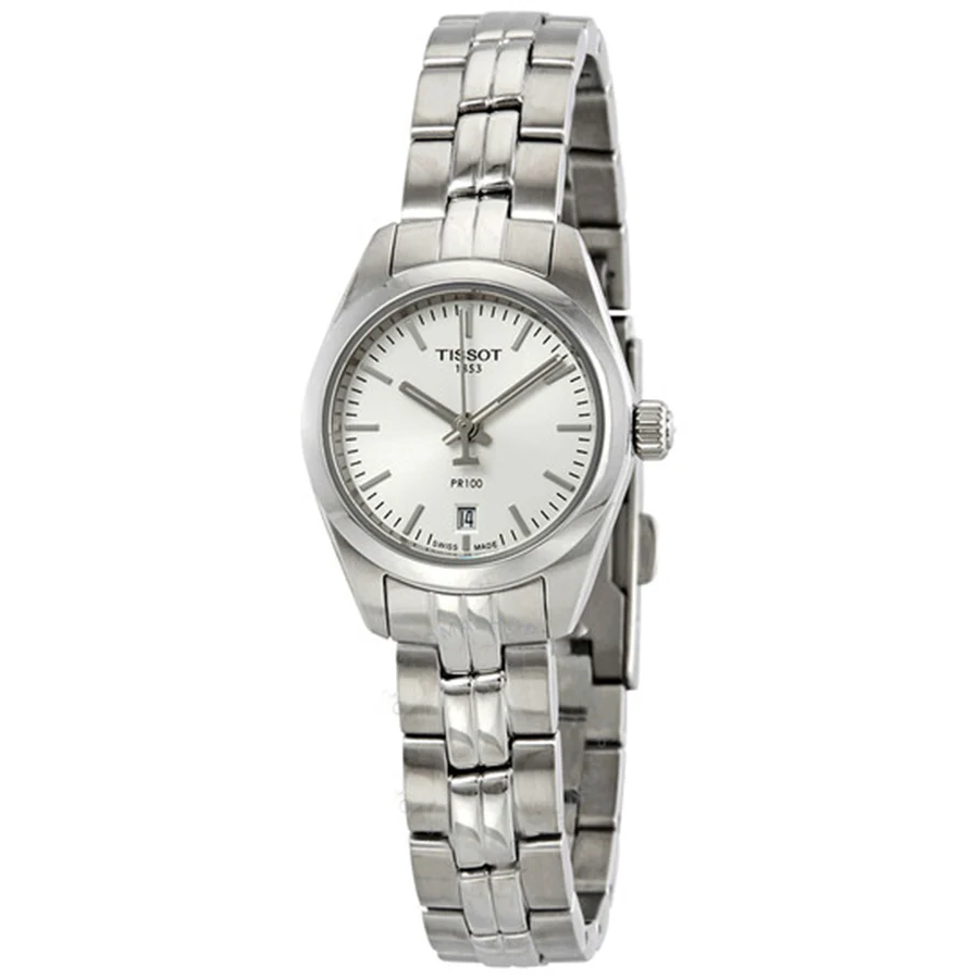 Tissot Ladies T101.010.11.031.00 PR 100 Silver Dial Watch
