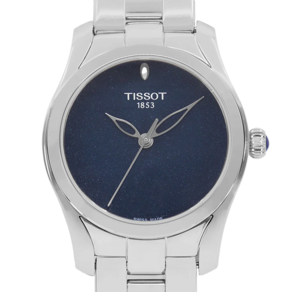 Tissot Ladies T112.210.11.041.00 T-Wave Blue Dial Watch - Image 2