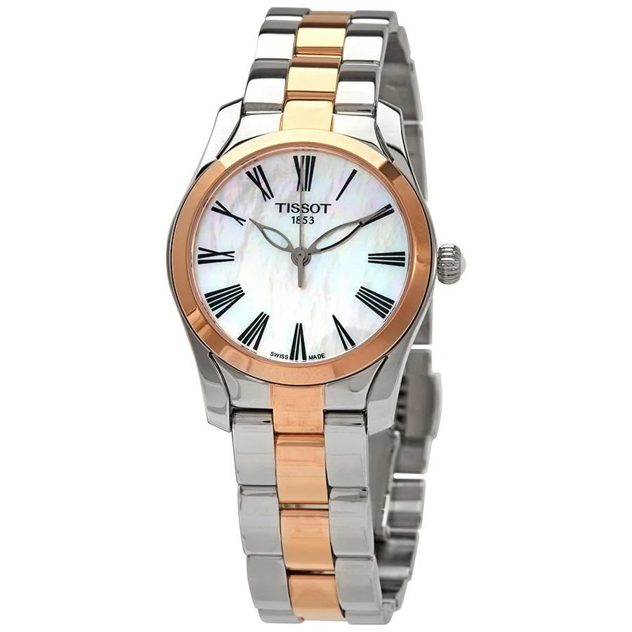 Tissot Ladies T112.210.22.113.01 T-Wave Two Tone Watch