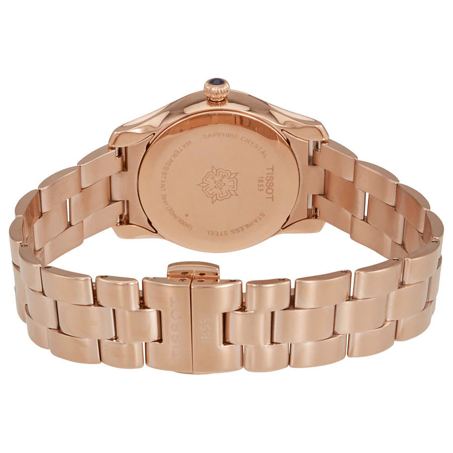 Tissot Ladies T112.210.33.451.00 T-Wave Rose Gold Tone Watch - Image 3