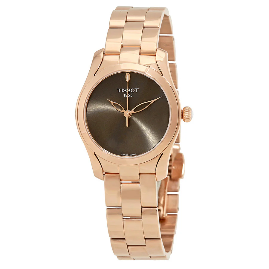 Tissot Ladies T1122103306100 T-Lady Rose Gold PVD Watch