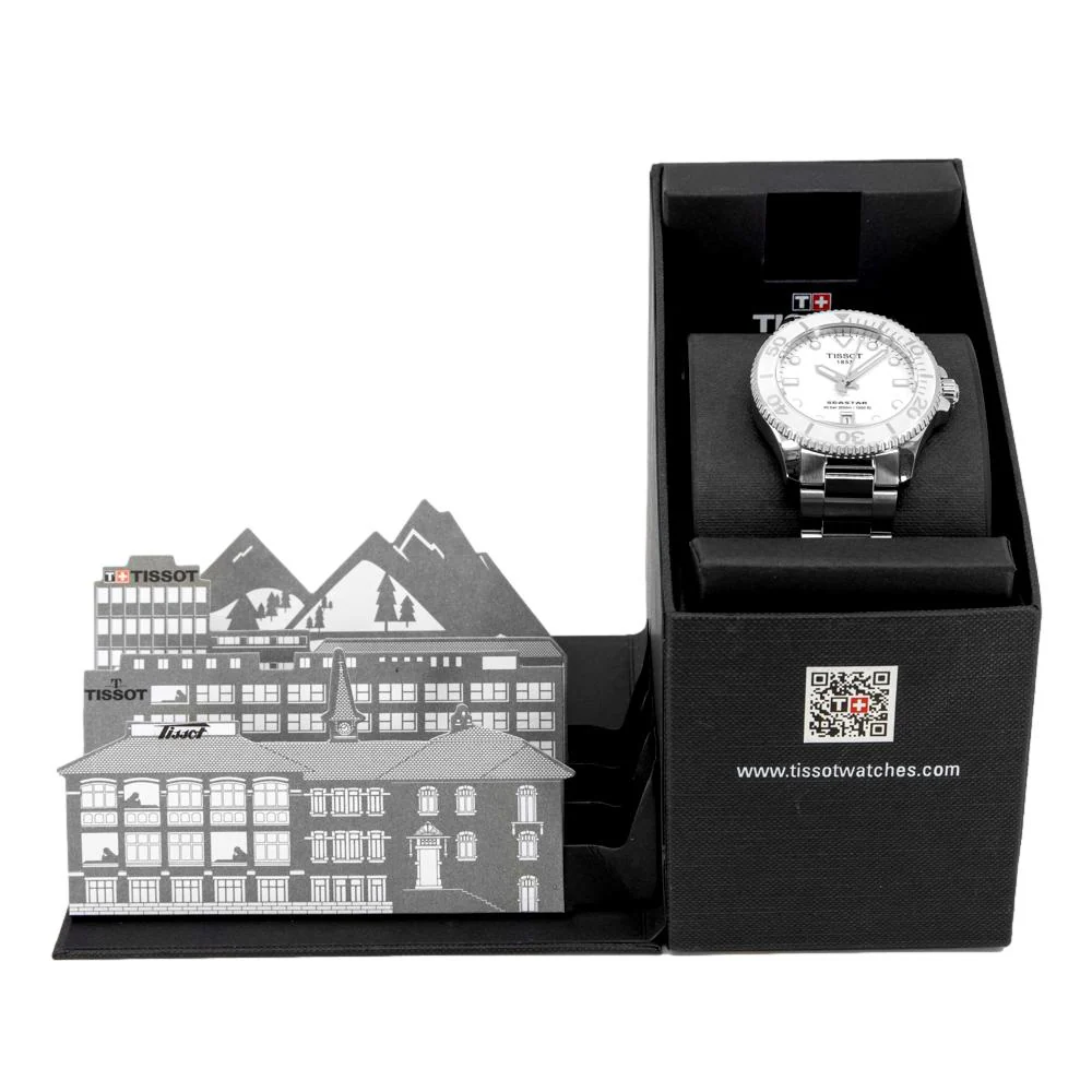 Tissot Ladies T120.210.11.011.00 Seastar Silver Dial Watch - Image 7