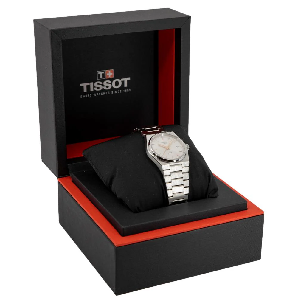 Tissot Ladies T137.210.11.031.00 PRX 35mm Silver Dial Watch - Image 9
