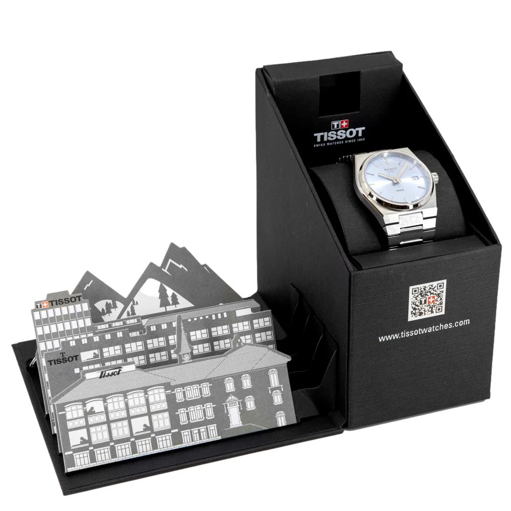 Tissot Ladies T137.210.11.351.00 PRX Blue Dial 35mm Quartz - Image 8