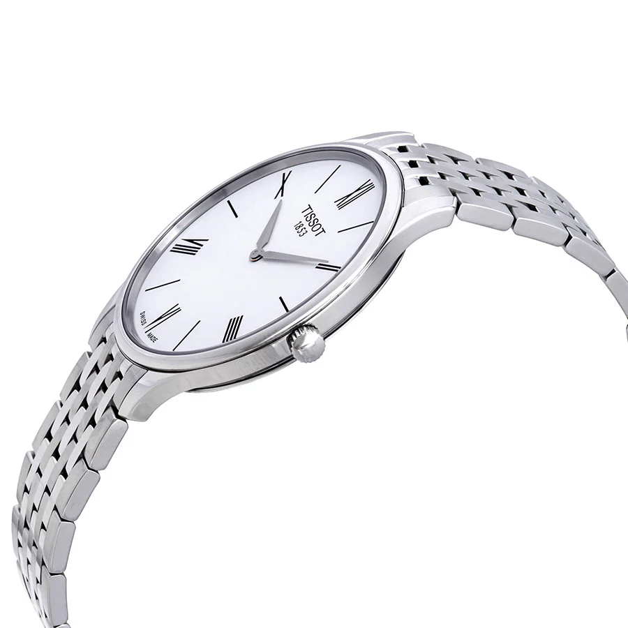 Tissot Men's T063.409.11.018.00 Tradition White Dial Watch - Image 2