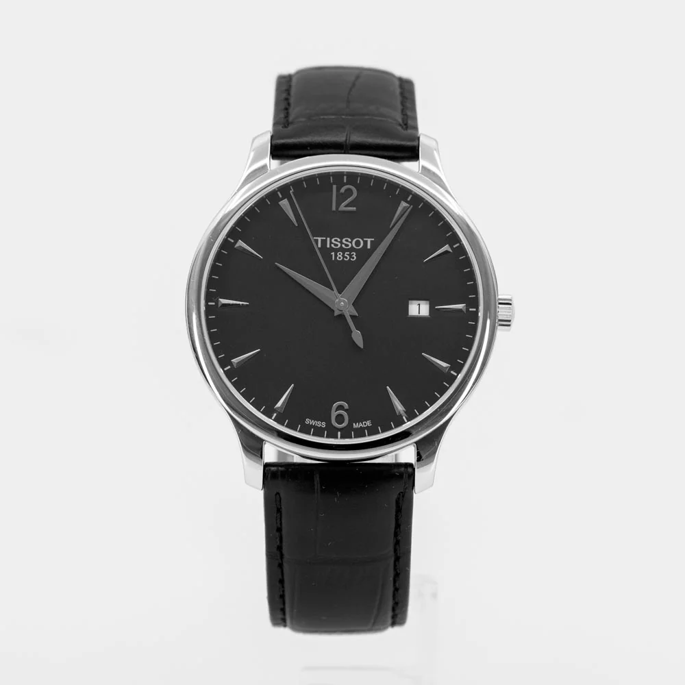 Tissot Men's T063.610.16.057.00 Tradition Black Dial Watch - Image 10