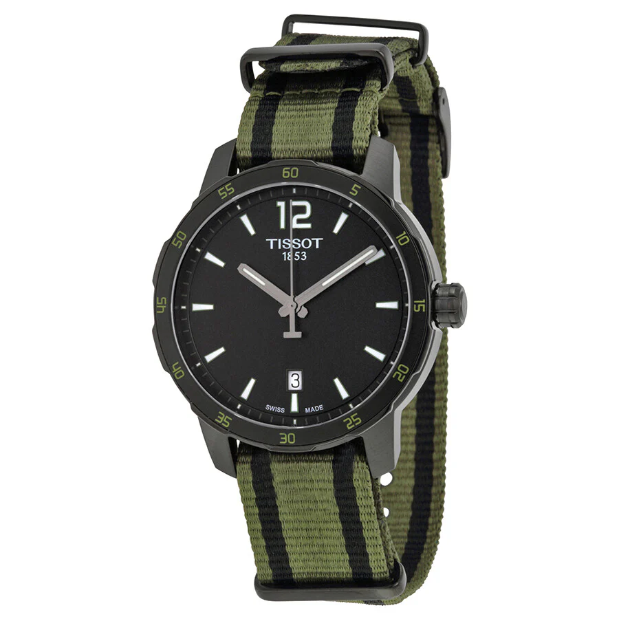 Tissot Men's T095.410.37.057.00 T-Sport Quickster Nato Watch