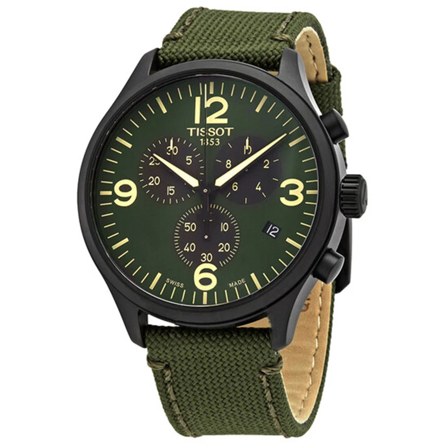 Tissot Men's T116.617.37.097.00 Chrono XL Green Watch
