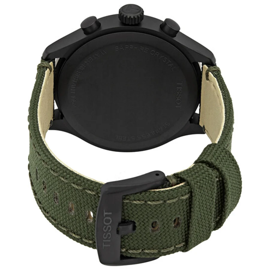Tissot Men's T116.617.37.097.00 Chrono XL Green Watch - Image 3