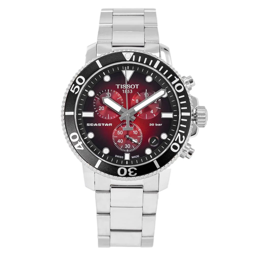 Tissot Men's T120.417.11.421.00 Seastar 1000 Chrono Watch - Image 2